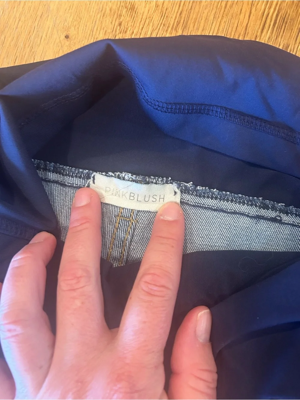 Pinkblush Navy Maternity Waistband Jeans
